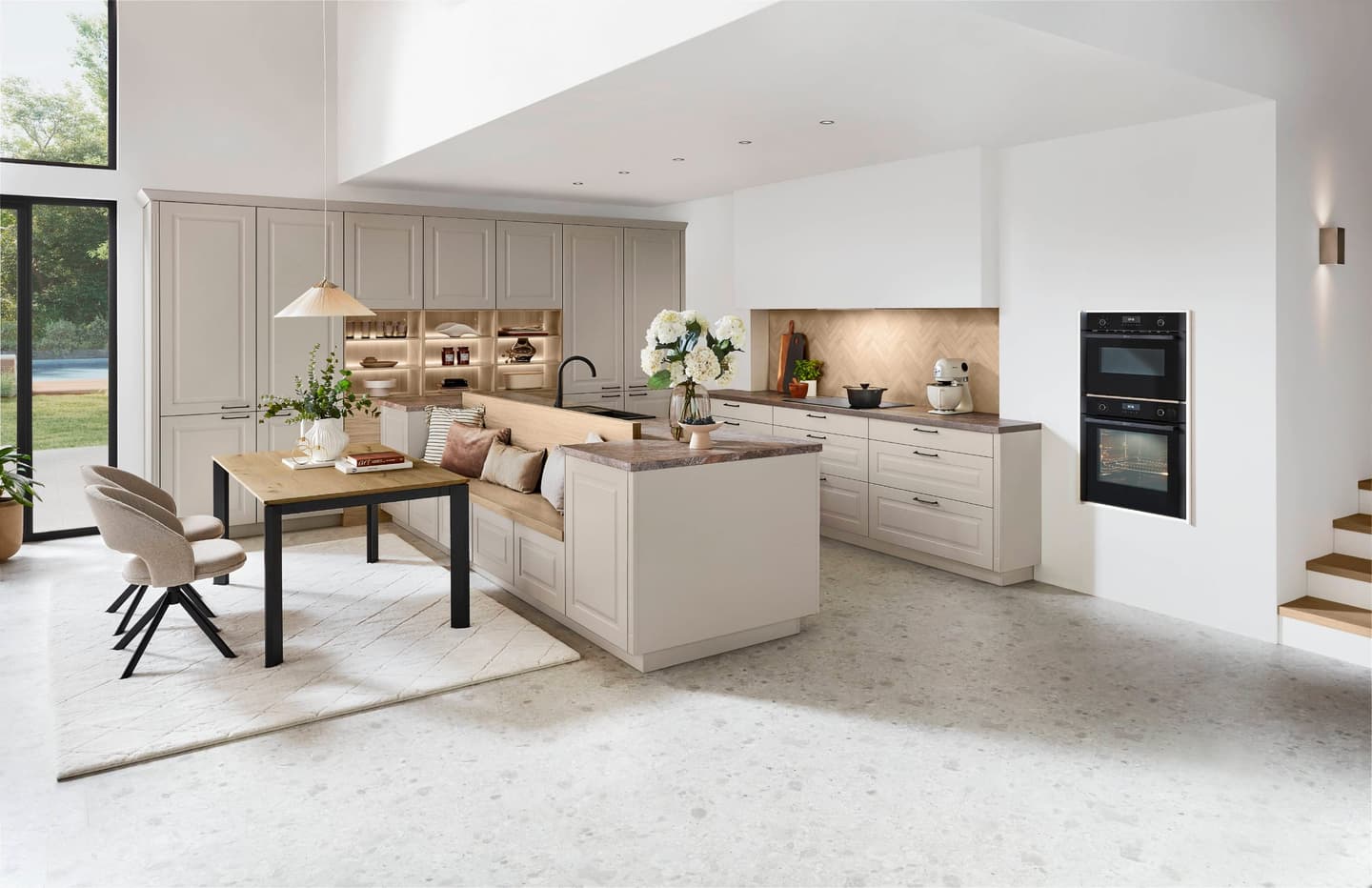 Cuisine Gallia Line N — style rustique, Smart Cuisines Vesoul